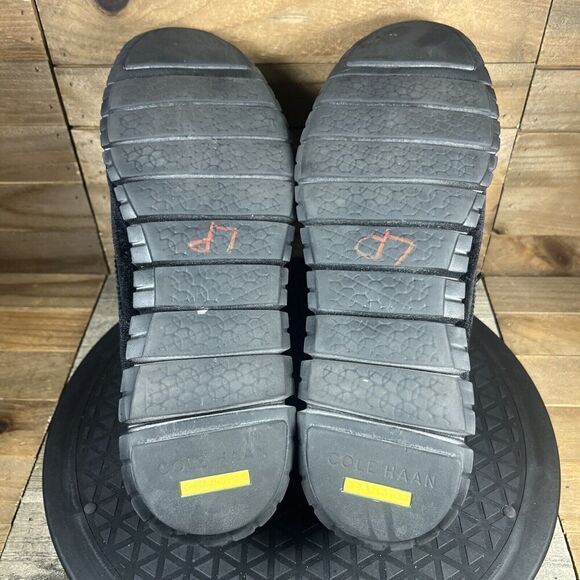 Cole Haan ZeroGrand Womens Size 10.5B Wingtip Oxfords Black Velvet Casual Shoes - Picture 9 of 10